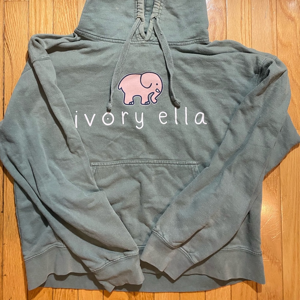 ivory ella green sweatshirt